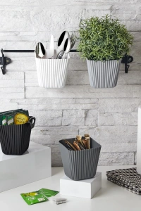 Duvara Asılan Çok Amaçlı Organizer - 2'li Saksı Set