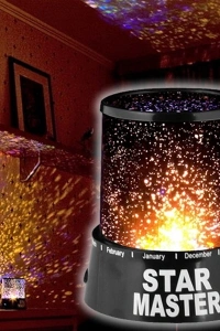 Duvara Işık Yıldız Yansıtan Star Master Gece Lambası