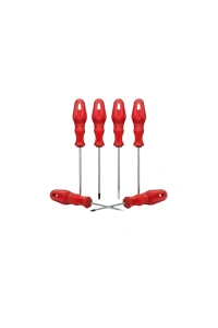 Düz ve Yıldız Başlıklı 7li Tornavida Seti Ergonomik Tutma