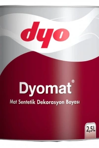Dyomat Mat Dekorasyon Boyası 0,75 Litre Beyaz
