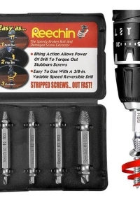 Easy Out 4lü Sökme Takımı - Hasar Görmüş Vida Çıkarıcı