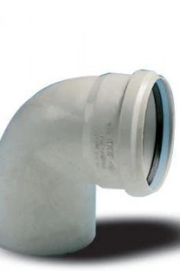 Ege Yıldız 125X90 Pvc Kapalı Dirsek 3,2 mm