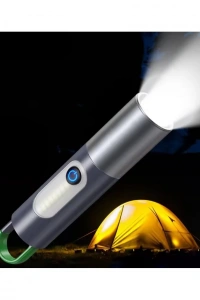 El Feneri Kamp Lambası 750 Lümen Şarjlı Type-C