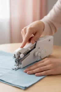 El Tipi Mini Dikiş Makinesi Perde ve Kıyafet Tamiri İçin