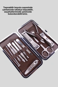 El ve Ayak Bakımı İçin Profesyonel 12 Bakım Seti