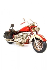 El Yapımı Metal Dekoratif Motosiklet