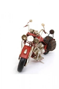 El Yapımı Metal Dekoratif Motosiklet