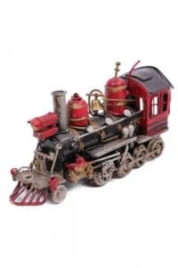 El Yapımı Metal Model Lokomotif