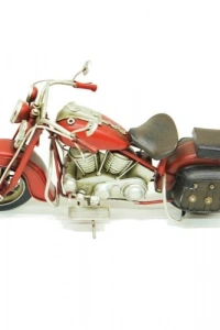 El Yapımı Metal Motosiklet Maketi