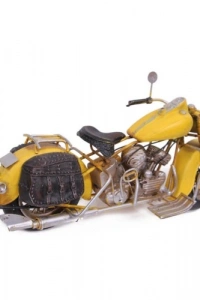 El Yapımı Metal Motosiklet Maketi