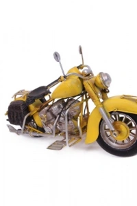 El Yapımı Metal Motosiklet Maketi