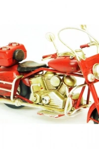 El Yapımı Metal Motosiklet Maketi