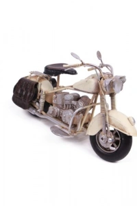 El Yapımı Metal Motosiklet Maketi
