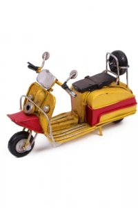 El Yapımı Metal Scooter Maketi