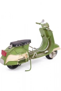 El Yapımı Metal Scooter Motosiklet Maketi