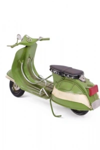 El Yapımı Metal Scooter Motosiklet Maketi