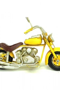 El Yapımı Sarı Motosiklet