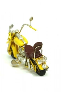 El Yapımı Sarı Motosiklet