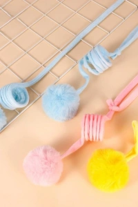 Elastik Yaylı Asılabilir Peluş Oyuncak