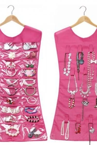 Elbise Şeklinde Takı Organizeri - Pembe