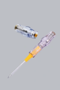 Elektrik Test Kalemi Neon Işıklı Nikel Kaplama 110-220V Dirençli