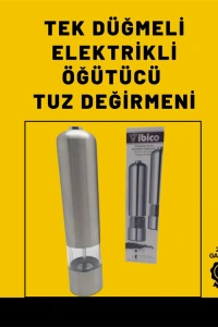 Elektrikli Baharat Öğütme Cihazı Ergonomik Şeffaf Gövde