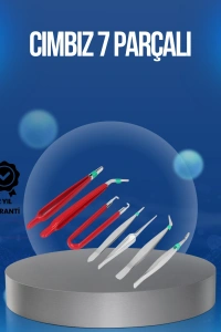 Elektronik Devre ve Saat Tamiri İçin 7’li Paslanmaz Çelik Cımbız