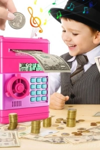 Elektronik Şifreli Kasa Otomatik ATM Kumbara