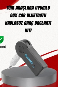 Eller Serbest Özellikli Bluetooth AUX Araç Kiti