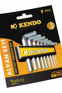 Eltos Kendo Allen Anahtar Seti Alyan Anahtar 9 Parça