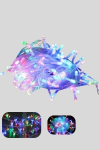 Enerji Tasarruflu Şeffaf Kablo 5 m 50 LED Dekor Işık