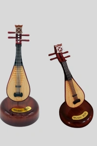 Enstrüman Figürlü Melodi Çalan Dekoratif Müzik Kutusu