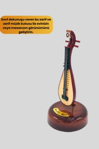 Enstrüman Figürlü Melodi Çalan Dekoratif Müzik Kutusu