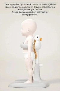 Ergonomik Ördekli Bebek Banyo Yıkama Yardımcısı
