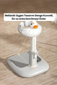 Ergonomik Ördekli Bebek Banyo Yıkama Yardımcısı