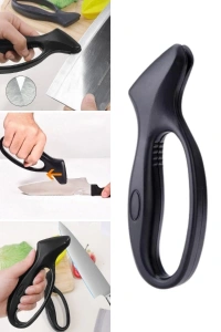 Ergonomik Paslanmaz Çelik Manuel Bıçak Bileme Aleti