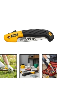 Ergonomik Saplı Katlanabilir Budama Testeresi