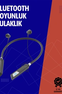 Ergonomik Tasarımlı Bluetooth Kulaklık – Gürültü Azaltmalı, Manyetik