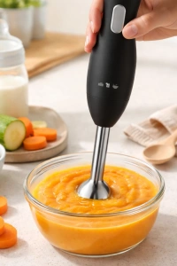 Ergonomik Tasarımlı El Blenderı Paslanmaz Çelik Metal Blender Ayağı