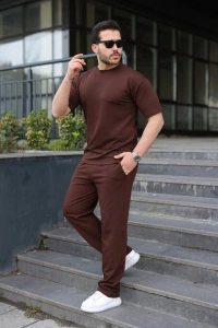 Erkek Alt Üst Krep İkili Takım