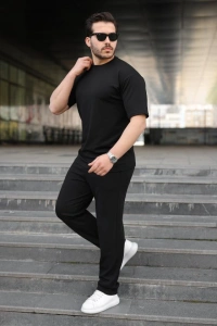 Erkek Alt Üst Krep İkili Takım