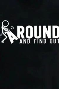 Erkek Around Baskılı Süprem T-shirt