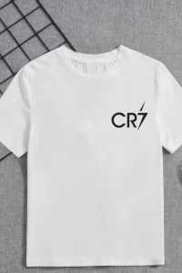 Erkek Çocuk Baskılı T-Shirt - Beyaz