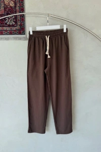 Erkek İthal Yıkamalı Keten Pantolon