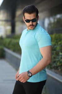 Erkek Kısa Kollu Yakalı Tişört