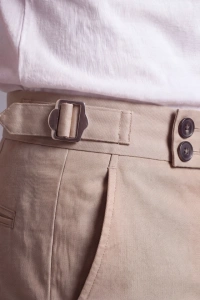 Erkek Toka Detaylı Kumaş Pantolon