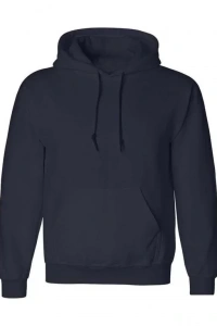 Erkek Uzun Kol Kapşonlu Basic Sweatshirt Hoodie - Lacivert