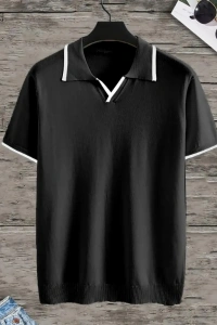 Erkek Uzun Kollu Yakalı Triko Bluz