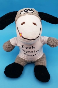 Eşek Tepsin Seni Tişörtlü Oyuncak Eşek