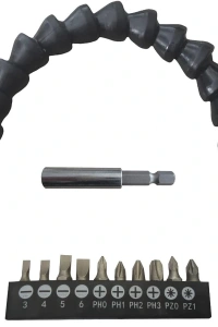 Esnek Şaftlı Tornavida Ucu Seti